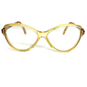 Cristelle Eyeglasses Frame Yellow Clear Blue Full Rim CR01‎ H15326